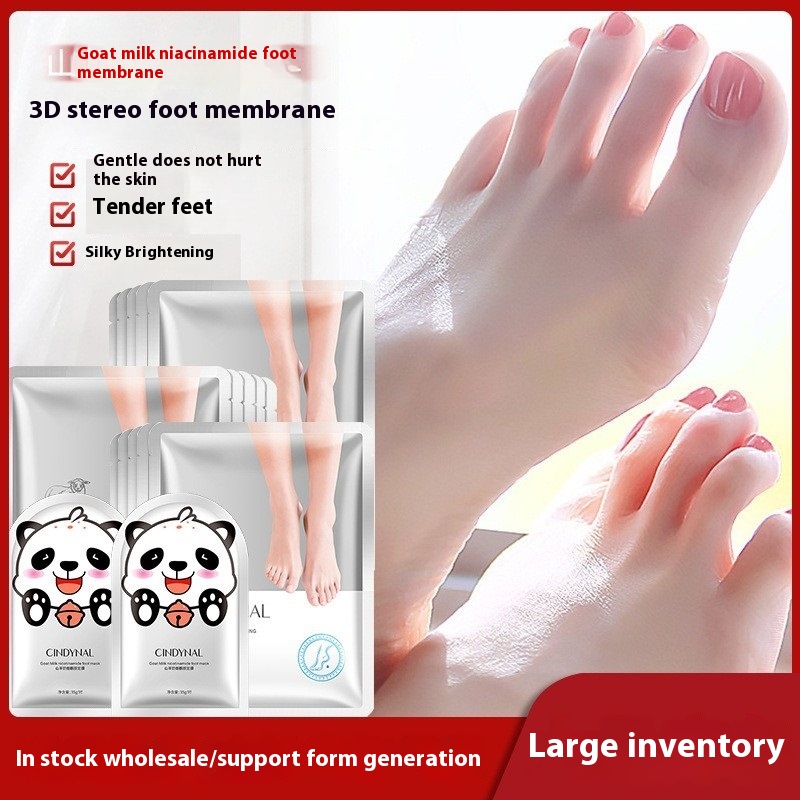 Sandinelle Goat Milk Hydrating Tender Foot Foot Mask Hand Mask Foot Care Foot Mask Extended Leg Mask