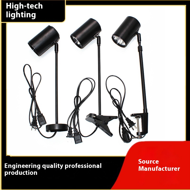 Side Mounted L E D Light Wall Mounted Exhibition Wall Photo Long Pole Track Light Boom Long Arm Signature Telescopic Pull Rod