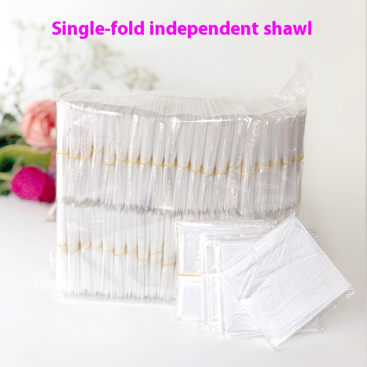 Disposable Plastic Haircut Apron For Hair Dyeing, Hairdressing, Hair Treatment, Waterproof And Anti-fouling Bib, Isolation, Independent Packaging, Shawl
