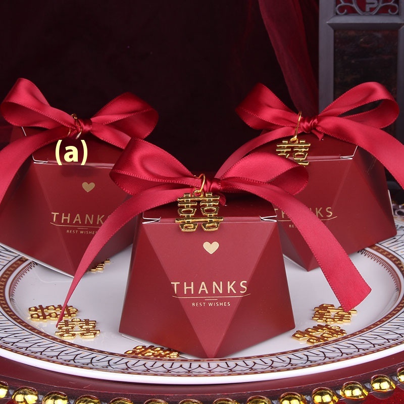 Wedding Candy Box, Simple Forest-style Candy Box, Wedding Candy Bag, European-style Companion Gift Box, Small Fresh Packaging, Empty Box