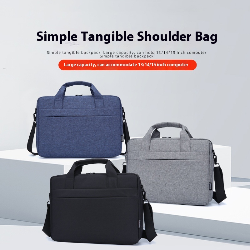 Laptop Bag Portable Men's And Women's15.6/16.1 Inch Apple Dell A S U S Business Shoulder Briefcase