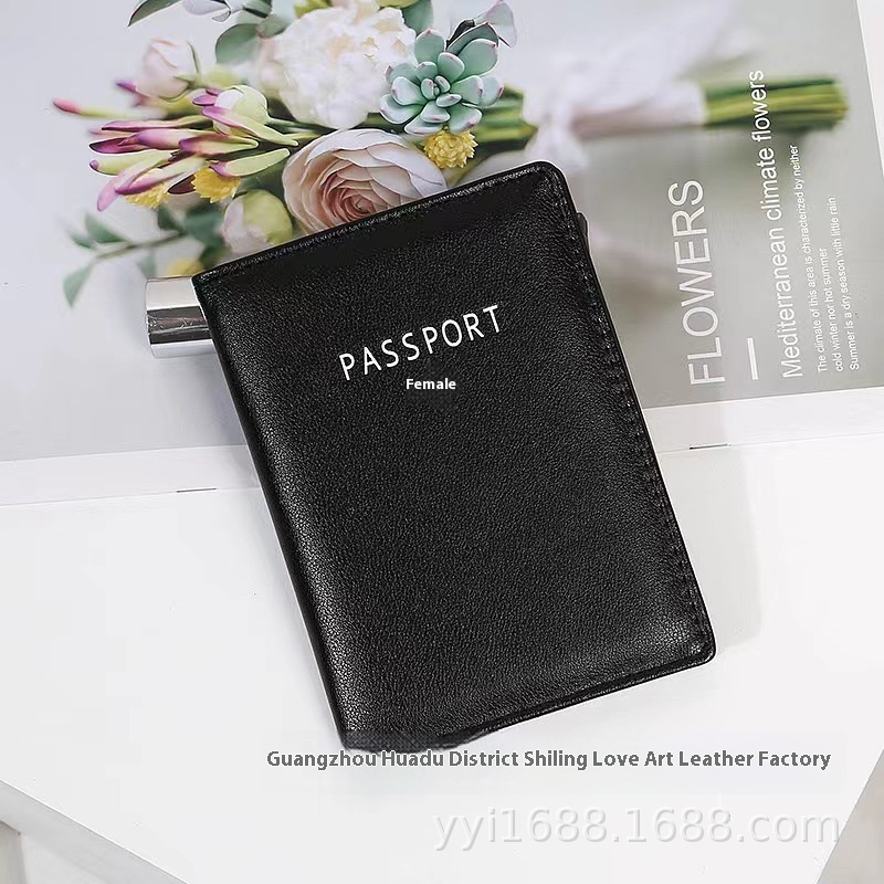 Passport Bag Multi-functional Anti-theft R F I D Document Bag For Men And Women Traveling Abroad Wallet Thin Ticket Holder