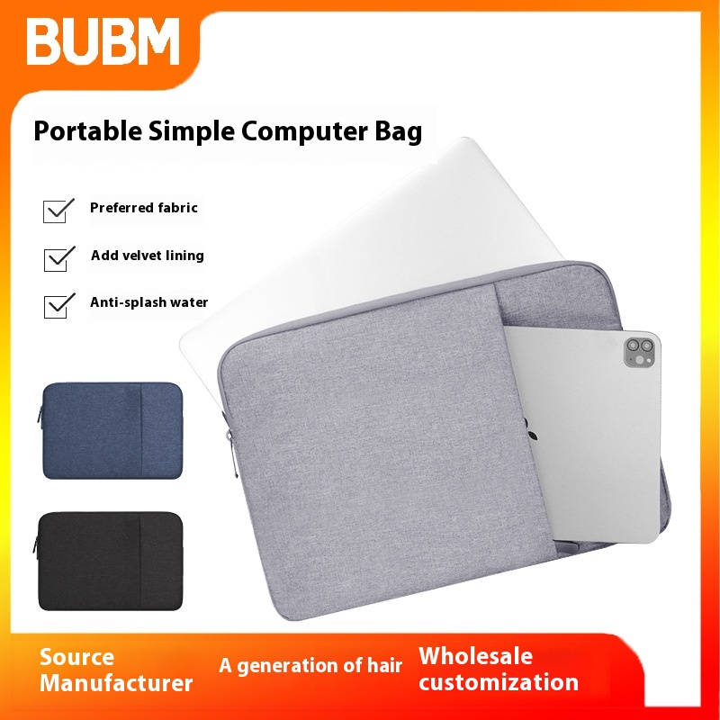 B U B M Laptop Bag Liner Bag Business Tablet Protective Cover Computer Bag Men's