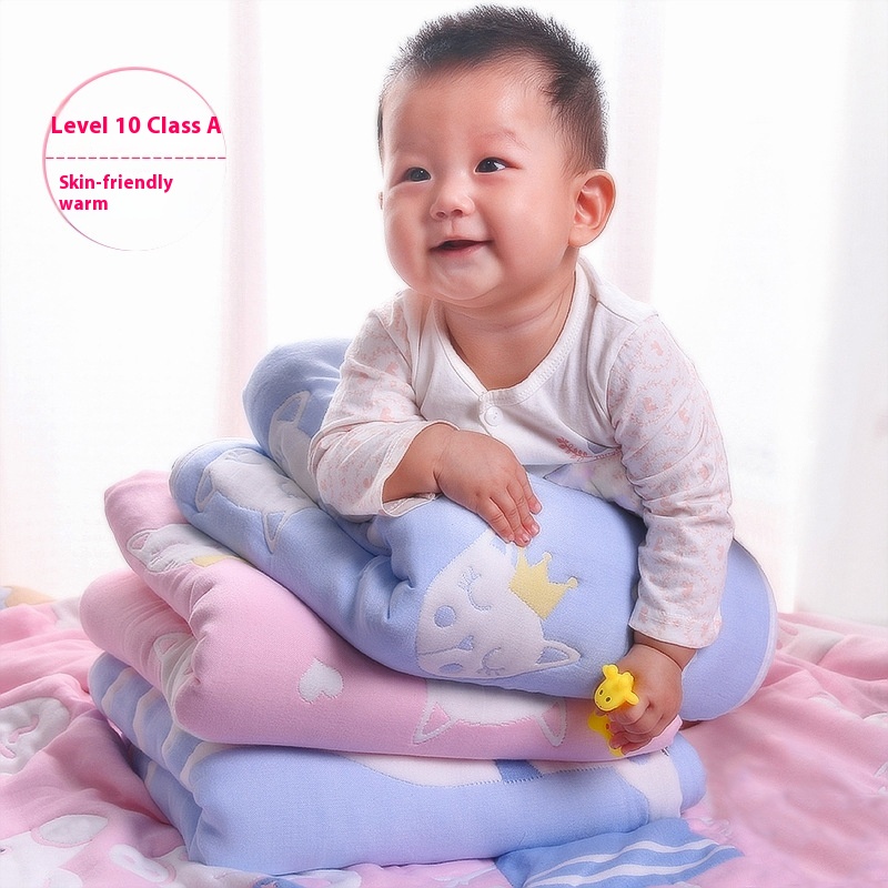 Product Launch Pure Cotton Gauze Ten-layer Children's Quilt Baby Baby Thick Blanket Blanket Children's Towel Quilt