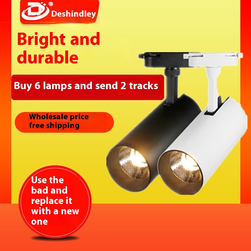 L E D Light Exhibition Hall Supermarket Background Wall Highlight Light Guide Rail Light Led Track Light Clothing Store Light