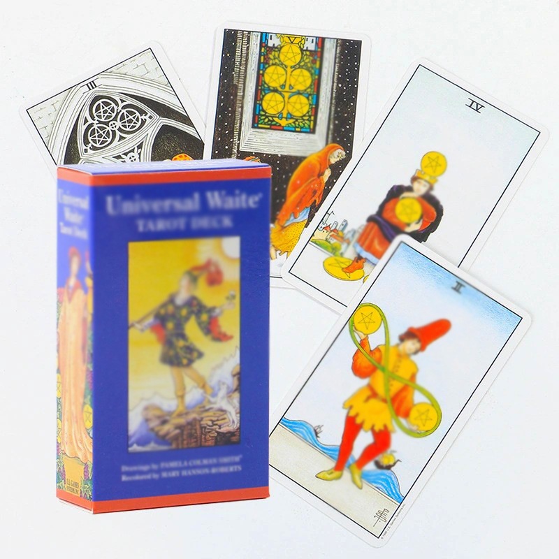 Classic Tarot Tarot Laser Card78 Complete Set Of Cards Desktop Paper Game Entertainment Waite Tarot Card