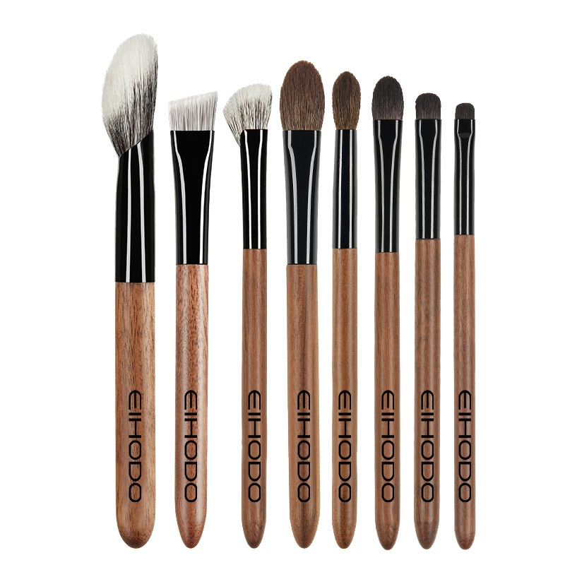 Cangzhou Makeup Brush Set Blush Brush Wild Eyebrow Brush Sickle Nose Shadow Brush Flame Smudge Brush Almond Eye Shadow Brush
