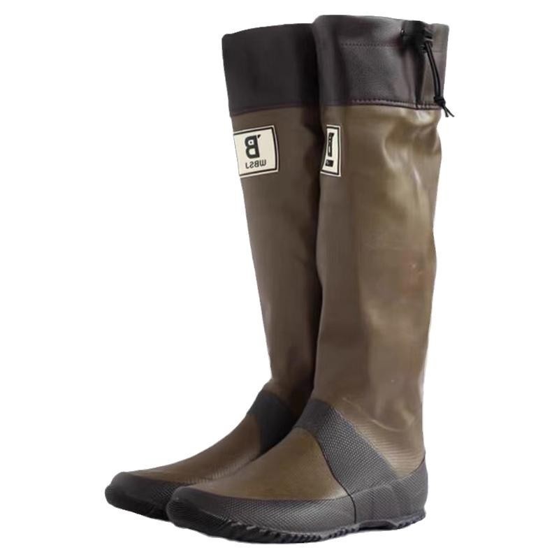 YBrand Japan Wild Bird Association Outdoor Rain Boots Boots Women's Summer Water Shoes Long Boots Retro High-top Knight Long Boots