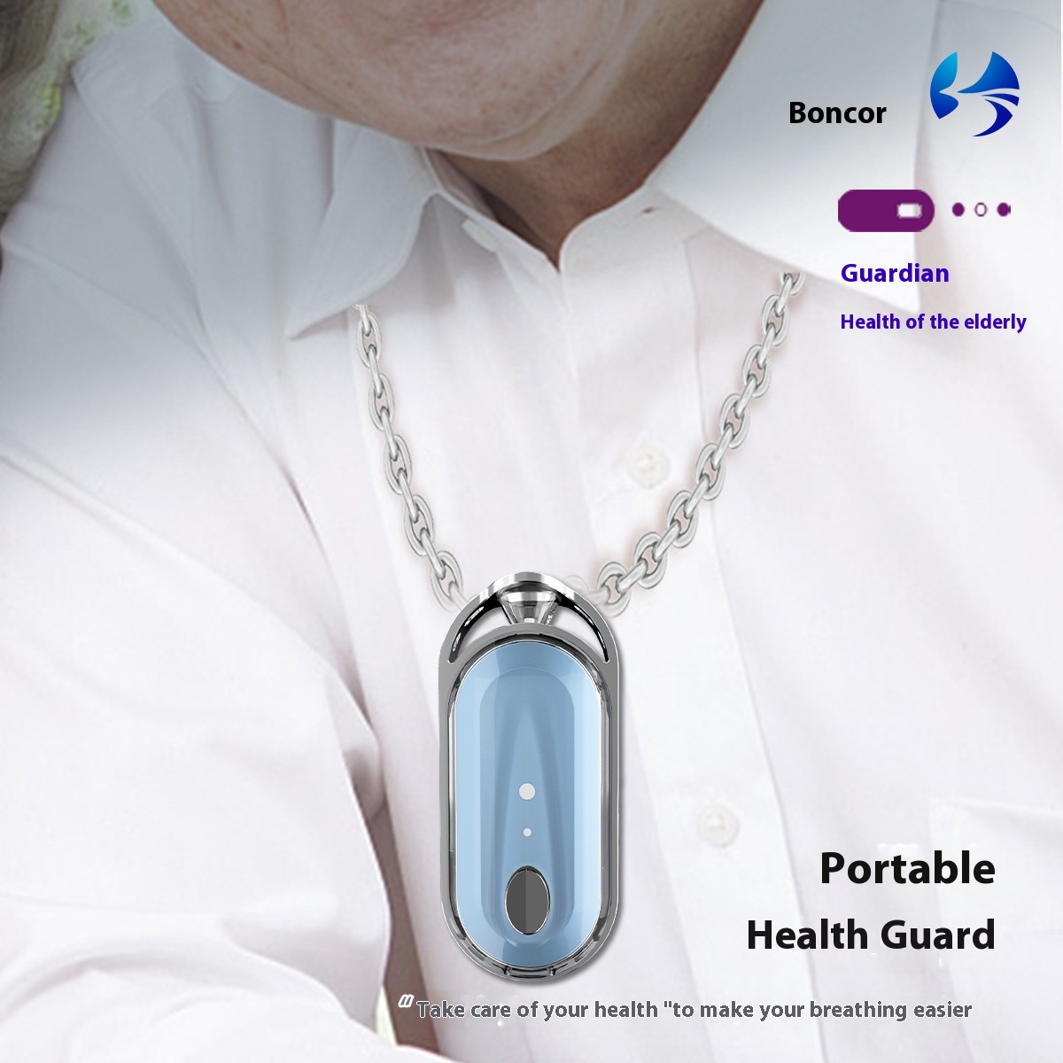 Hanging Neck Type Negative Oxygen Ion Machine Air Purification Sterilization Smoke Removal Negative Ion Purifier Usb Small Portable