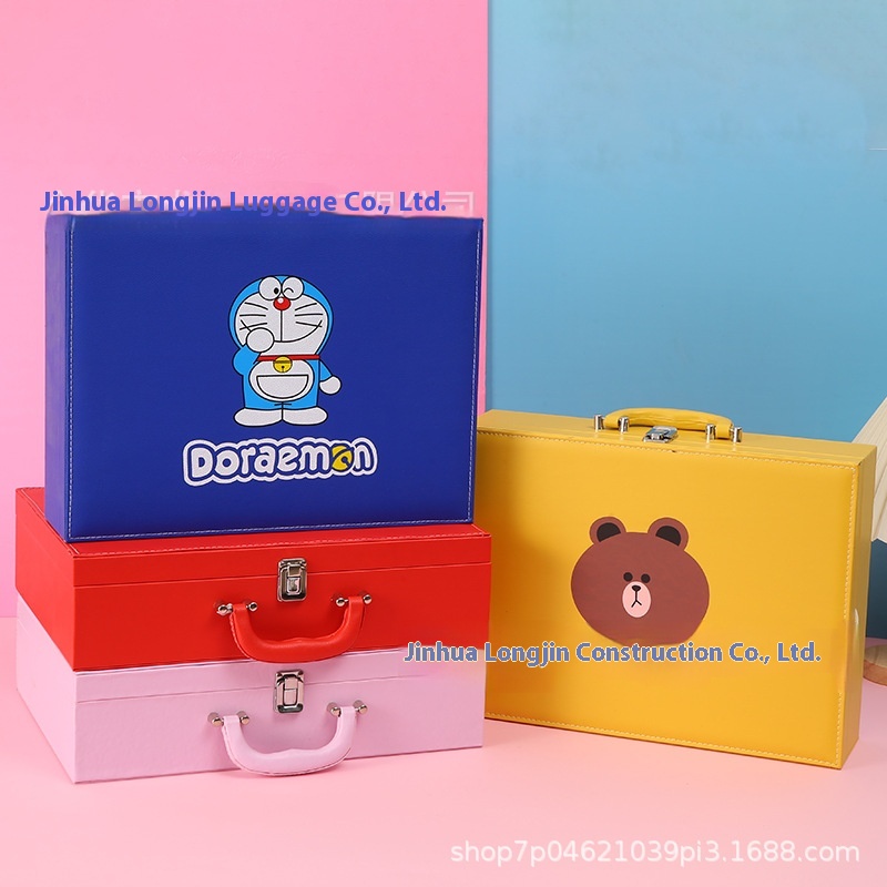 High-end Portable Mahjong Leather Box Chip Game Leather Chess And Card Box Portable Travel Large Storage Box Packaging