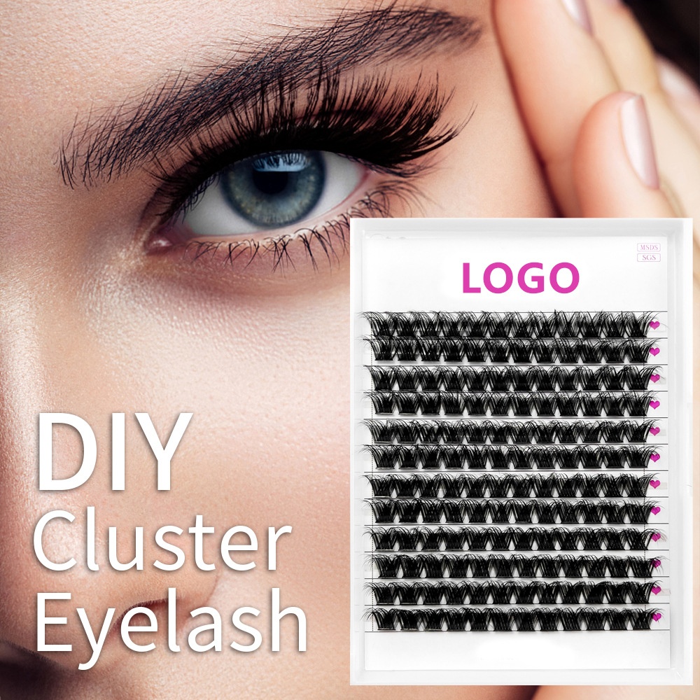 Hot-selling DIYSingle Cluster Segmented Hot-melt Hair Curling Thick False Eyelashes Large Capacity