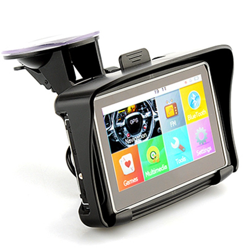 Of4.3-inch G P S Motorcycle-mounted Voice Navigation7-level Waterproof Multi-function Portable Navigator With Free Map