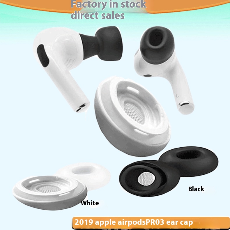 Suitable For Apple Official Website Airpodspro Bluetooth Headset Air Hole Dustproof Net Silicone Earplugs Ear Cap Earmuffs
