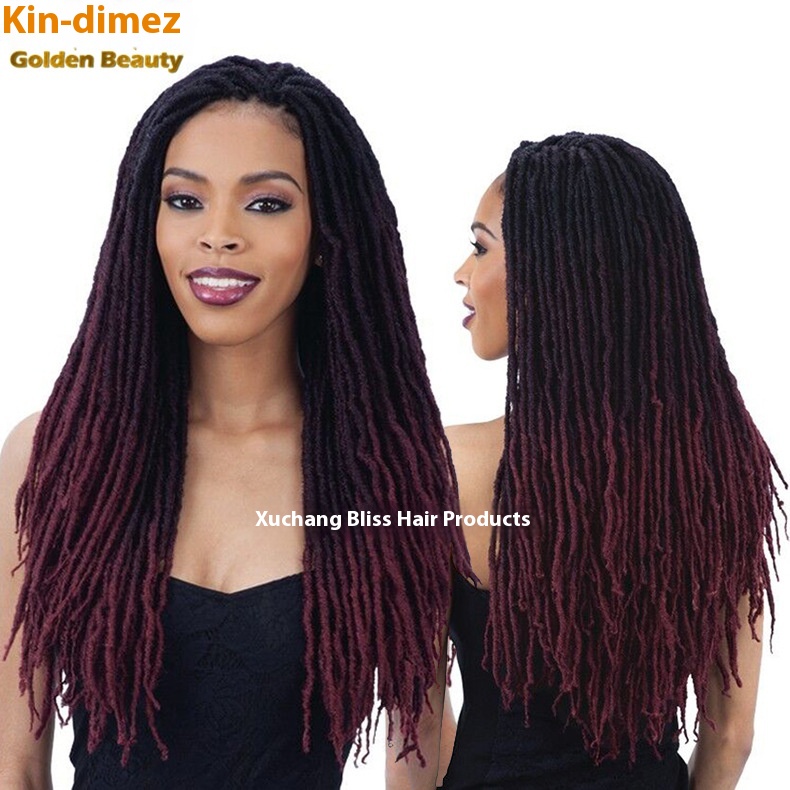 African Wig Female Solid Braids18 Inches Synthetic Fiber Dreadlocks Straight Gypsy Long Straight Hair Dread Locs