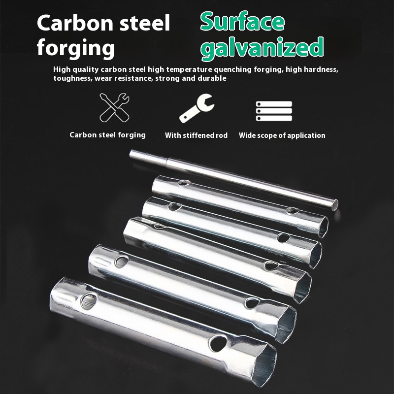 Hex Socket Socket Automotive Spark Plug Tubular Hollow Socket Repair And Disassembly Screw Tightening Hardware Tools