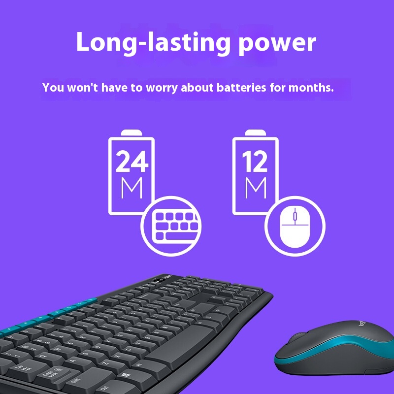 [ Hot Model] Logitech M K275 Wireless Keyboard And Mouse Two-piece Set For Desktop Computers And Notebooks