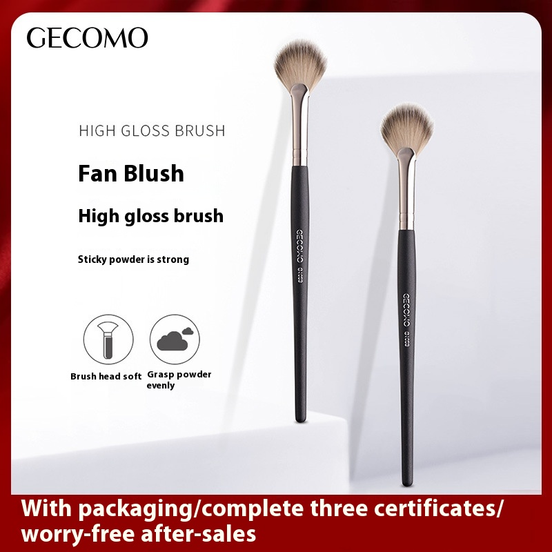 G E C O M O Blush Highlight Brush Soft Bristles Do Not Eat Powder And Are Easy To Apply Makeup For Beginners Blush Highlight Makeup Brush Beauty Tool