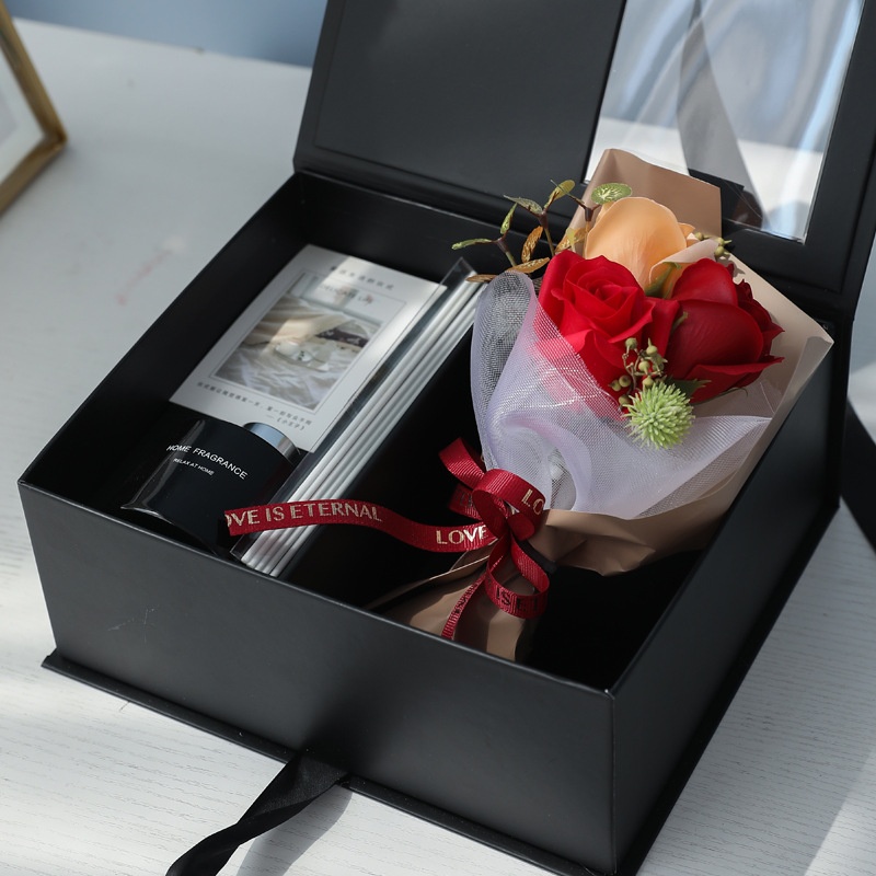Valentine's Day Gift Soap Flower Gift Box Graduation Season Creative Aromatherapy Gift Box Bouquet Souvenir Creative Birthday Gift