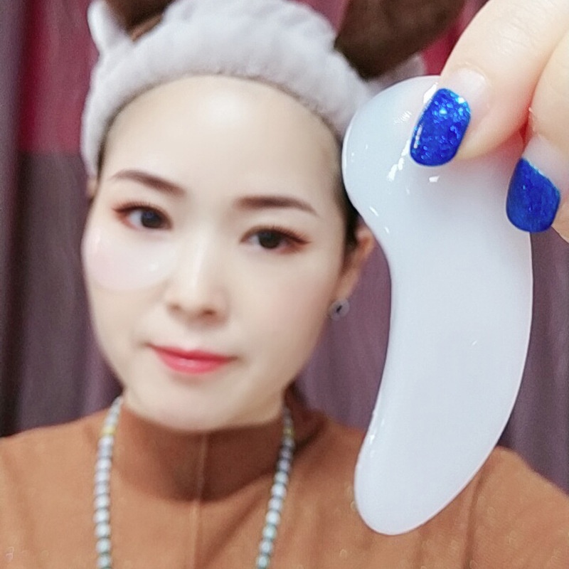 Crescent White Eye Mask, Collagen Crystal Eye Mask, Egg-shaped Eye Wrinkles, Dark Circles, Hydrating Fine Lines Eye Mask, Skin Care