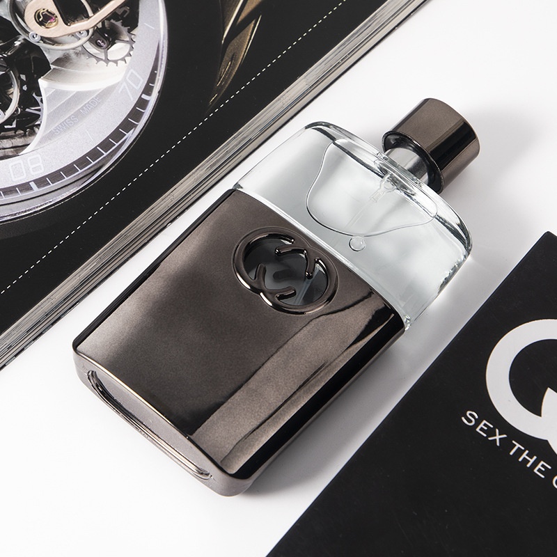 Brand Guilty Black Black Sin Love Men's Cologne Fresh Woody Sandalwood Eau De Toilette75ml