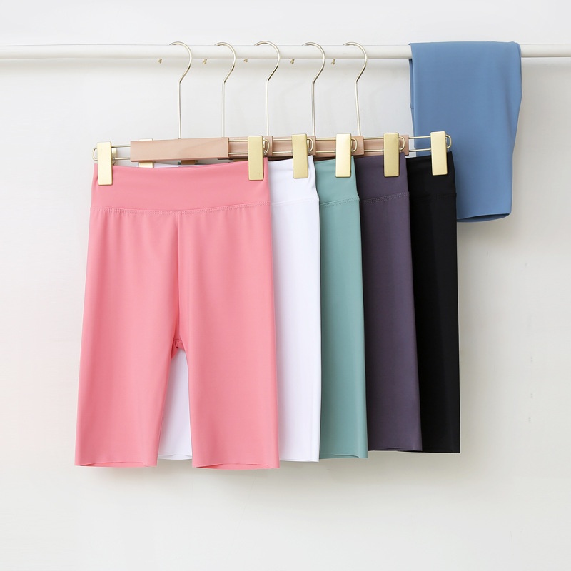 Girls Shark Pants Summer Thin High Waist Children's Tight Sports Shorts Barbie Yoga Girls Leggings