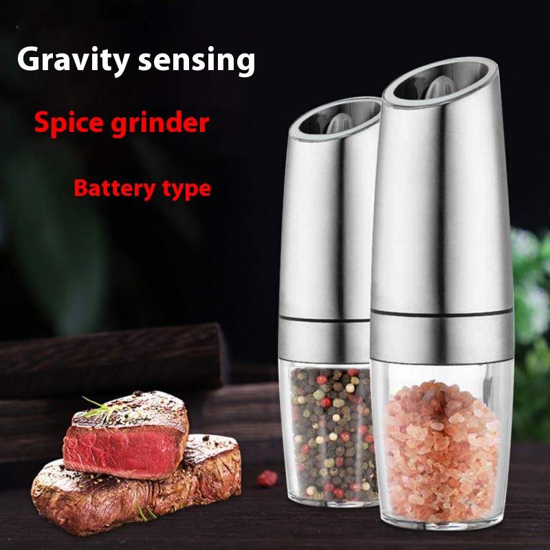 Electric Grinder Household Gravity Induction Black Pepper Grinder Pepper Powder Grinding Spice Grinder