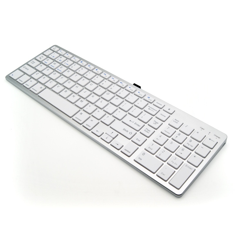 Ultra-thin Rechargeable Dual-mode Wireless Keyboard With Scissor-leg Design Multimedia Wireless Bluetooth Keyboard And Mouse Set