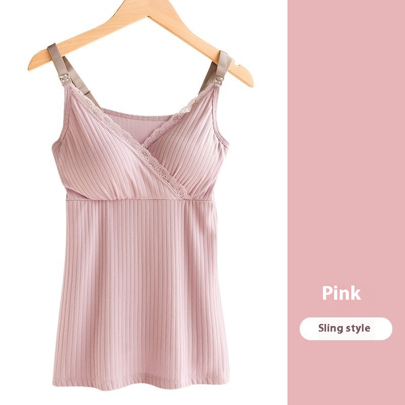 Maternity Nursing Vest, Nursing Camisole, Prenatal And Postpartum Modal Nursing Clothing, Anti-exposure Top, Maternity Clothing