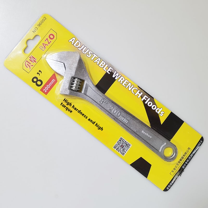 Bezo Multifunctional Pipe Wrench Tool Adjustable Wrench8 Inches10 Inches Large Opening Mouth Dual-purpose Wrench Short Handle Handle