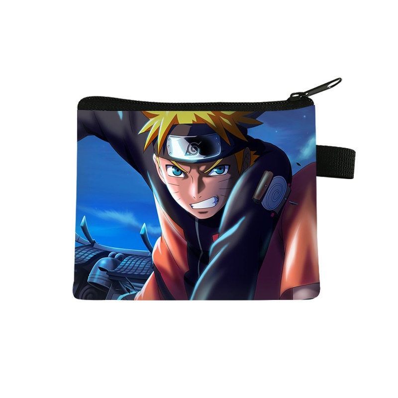 Naruto Spring Children's Student Simple Men's And Women's Fashion Headphone Storage Bag Coin Purse Card Bag Distribution