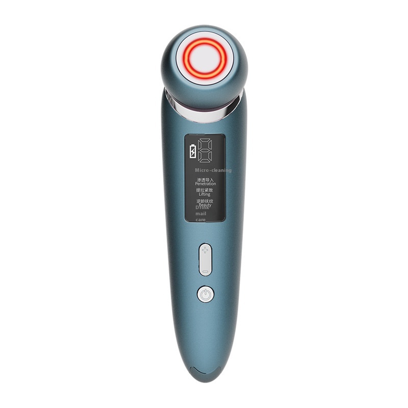 Red, Blue And Purple3-color Photon Rejuvenation Beautytrument Home Rechargeable Facial Lifting Massage E M S Micro-current Introductiontrument