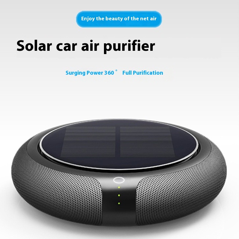 Solar Car Air Purifier Car Air Purifier Removes Odor And Second-hand Smoke