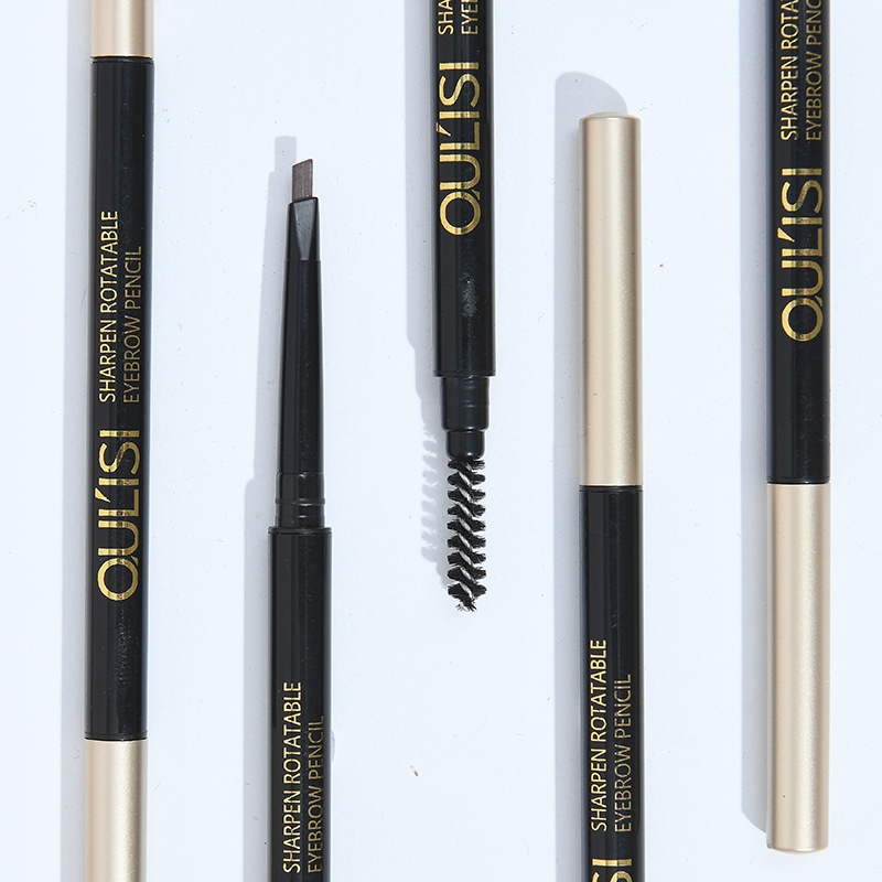 Oris And Fine Eyebrow Pencil For Beginners, Anti-sweat And Not Easy To Fade, Natural Thin Core, Thin Triangular Head, One-line Eyebrow Pencil