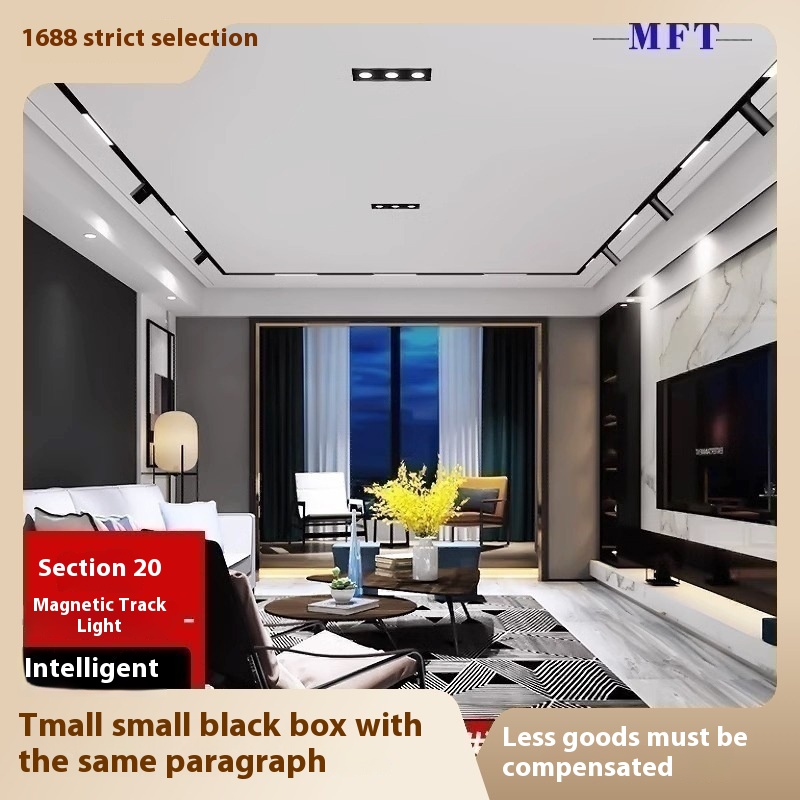Direct Of20 Concealed Embedded Household Mijia Smart Lights Without Main Light Thickened Magnetic Track Lights