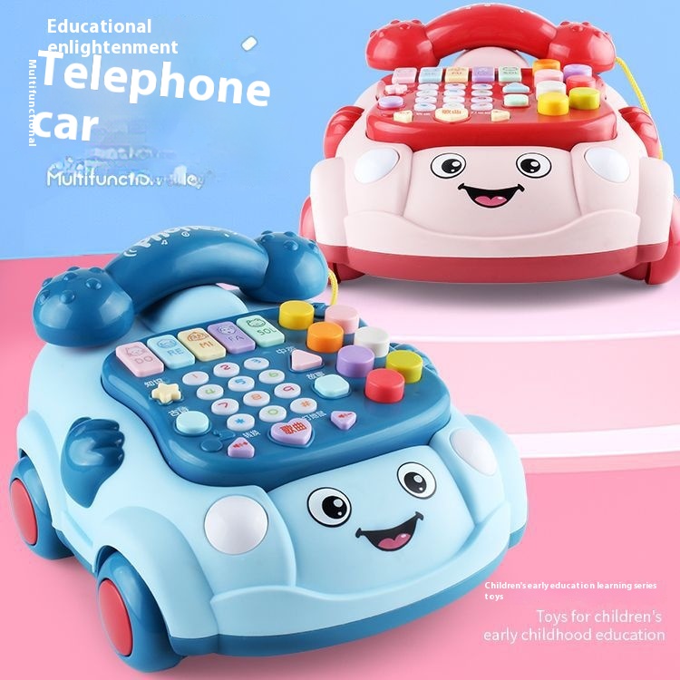 Baby Toys Simulation Telephone Landline Baby Boy Music Multi-functional Puzzle Early Education1 Year Old2 Little Girl