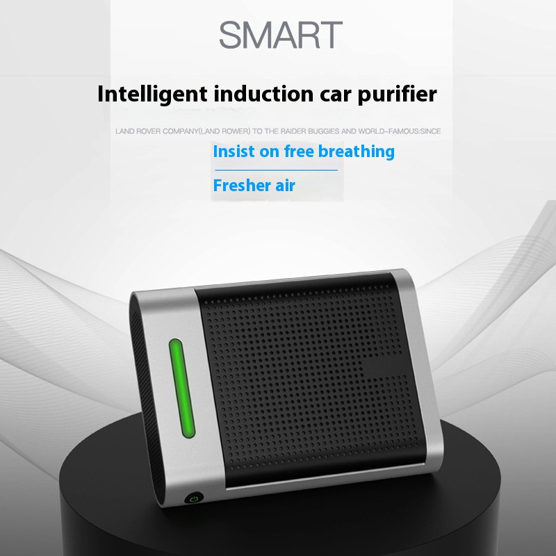 Strap-on Car Air Purifier U S B Negative Ions Start And Stop With The Car, Large Air Volume, Powerful Purification And Deodorization