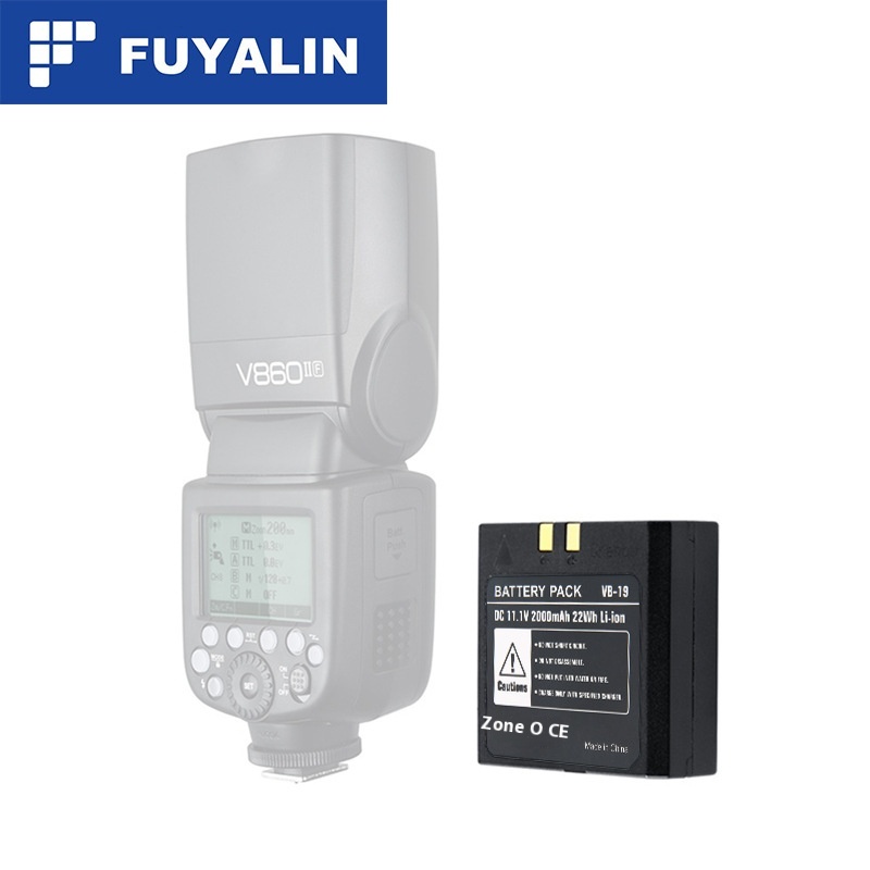 V B19 On-camera Flash Lithium Battery Suitable For Godox V860 I I V850 I I V860 V850 V B18
