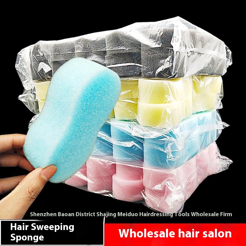 Hair Salon And Hair Salon Supplies Sweeping Hair Sponge Sponge Brush Sponge Block Wiping Barber Shop Shaving And Hair Sweeping Sponge