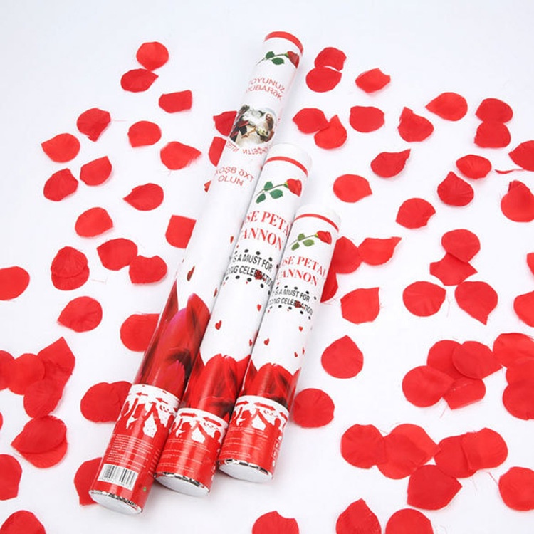 Wedding Celebration Supplies Festival Celebration Petals Fireworks Salute Party Evening Stage Handheld Fireworks Tube Salute