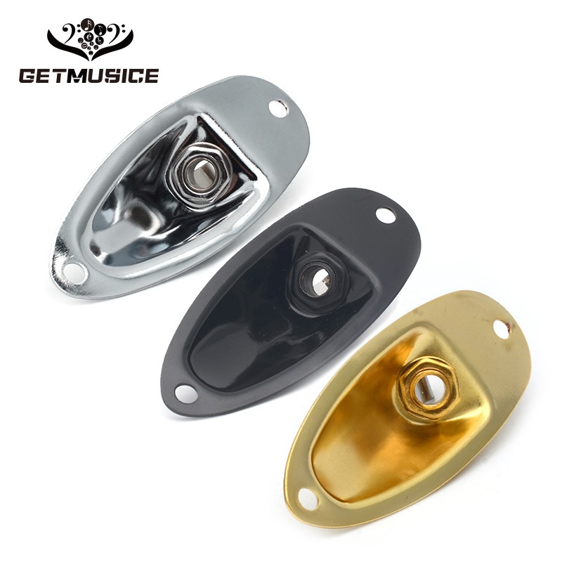 Musicaltruments Guitar Accessories High Quality Electric Guitar Boat Socket Electric Guitar Audio Output Socket Black Gold Chrome Three Colors