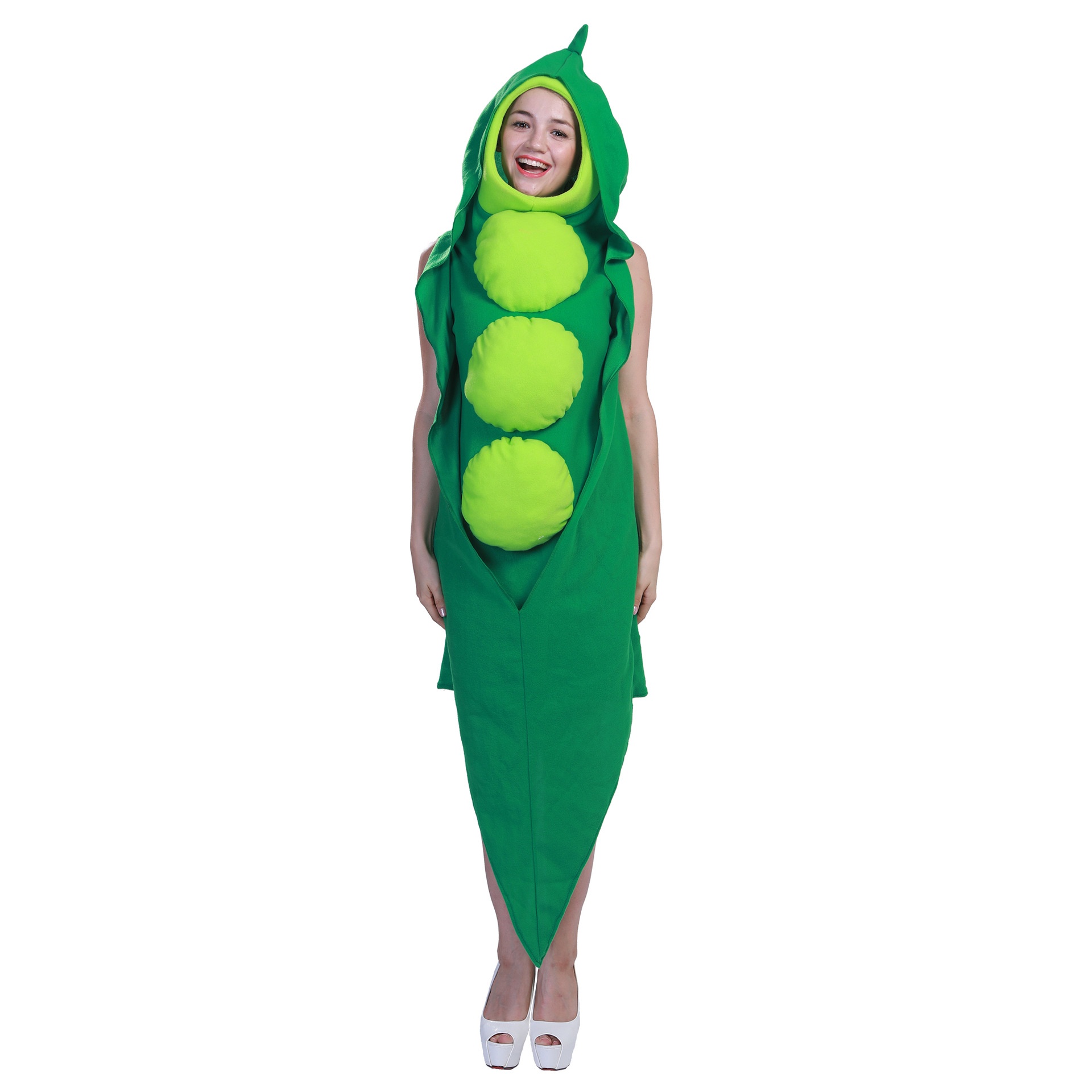 Ready Stock Festival Carnival Vegetable Stage Costume Halloween Party Cosplay Food Pea Costume