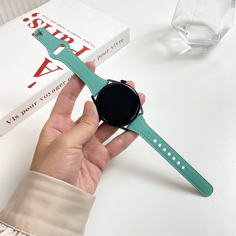 Suitable For Huawei Gt2 Watch Strap Watch3pro Porsche Small Waist Leather Strap Honor Magic2 Elegant