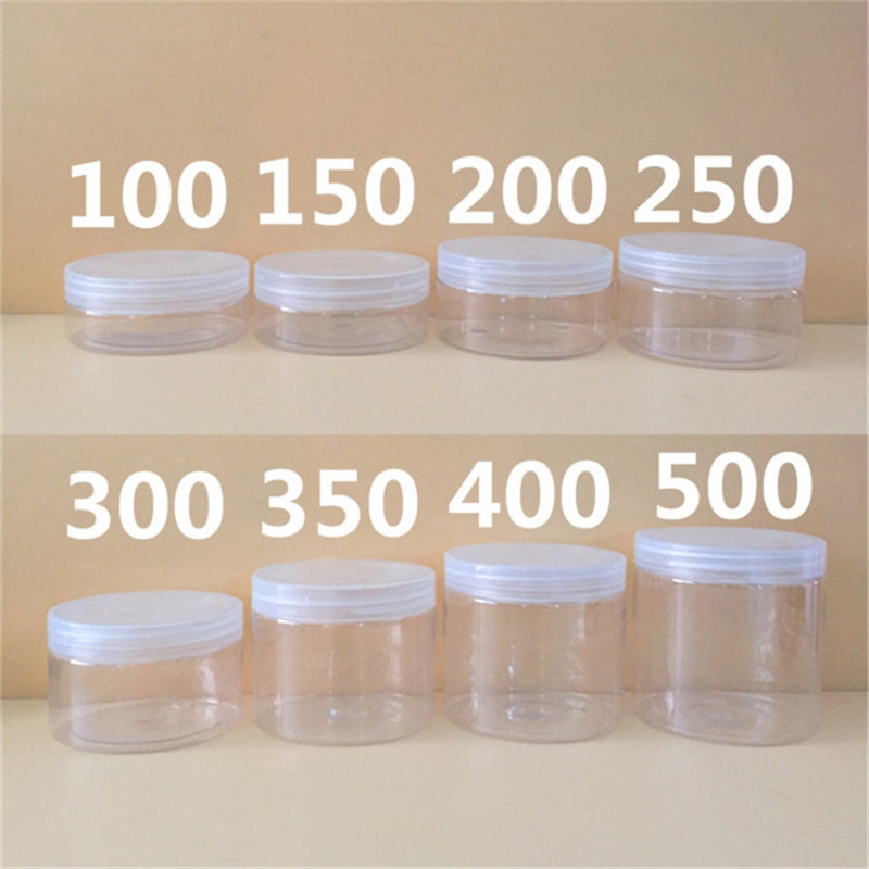 250ml300ml500ml Cream Jar Honey Plastic Bottle Facial Mask Hair Mask Bottle Cosmetic Bottle Cream Bottle