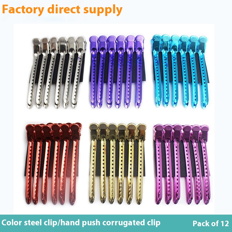 Hairdressing Color Steel Clips, Hairstylist Hair Clippers, Barber Steel Clips, Hairstylist Clips