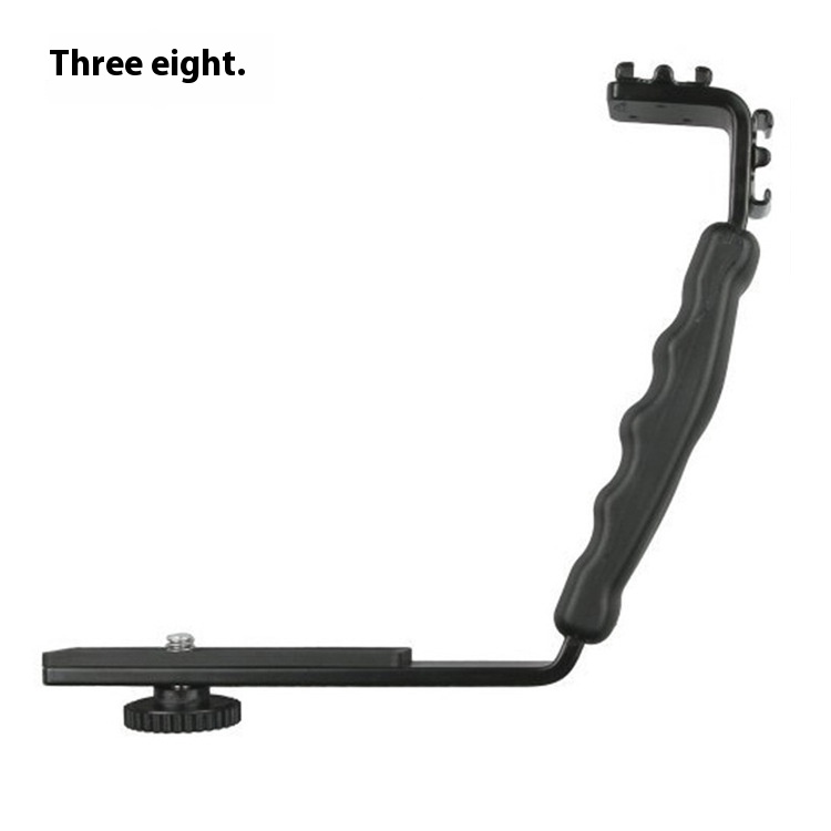Single L Camera Flash Bracket Bracket D V Bracket Photography Fill Light Bracket Double-sided Bracket