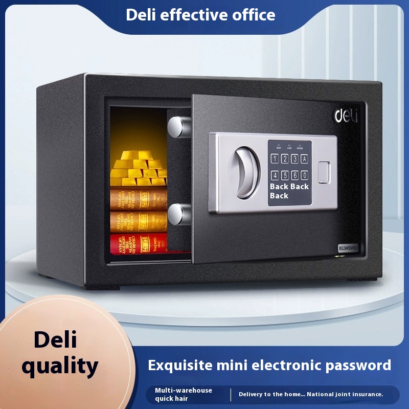 Deli16654 Safe/safe For Home Office Hotel Small Mini Password In-wall Safe Deposit Box