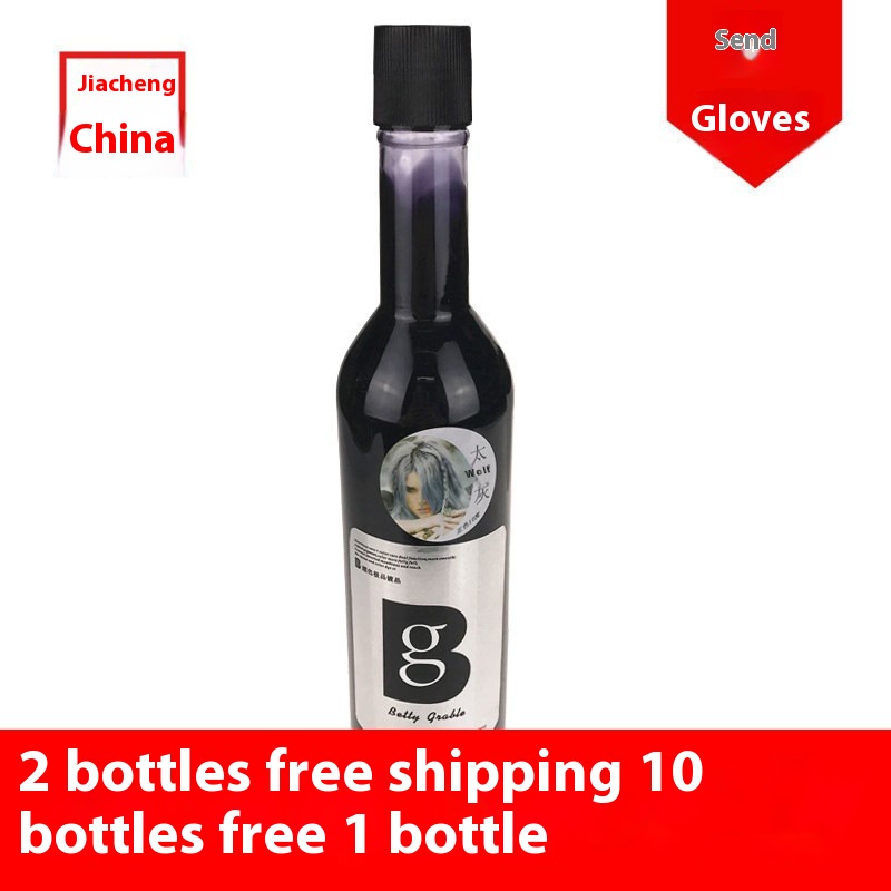 Wine Bottle Jiacheng Clear Water Hair Waxing Cream Tide Color Coating Hair Salon Dye Cream Fade Hair Salon Supplies