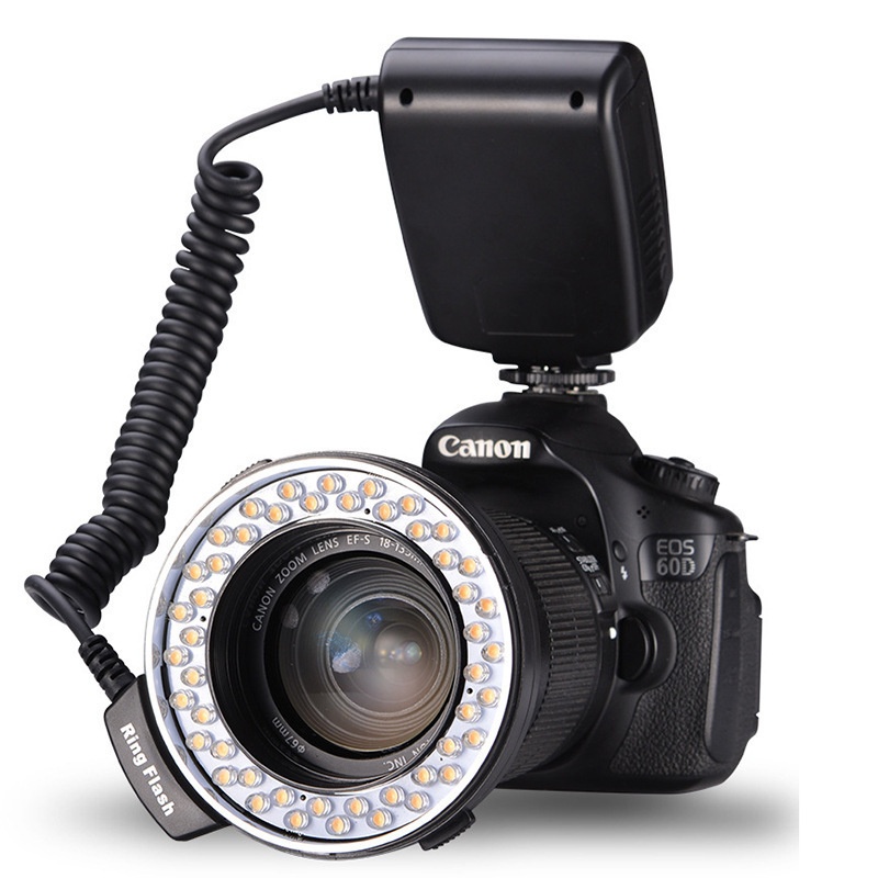 R F-550 D L E D Macro Ring Flash Camera Fill Light Suitable For Nikon, Canon And Sony S L R Cameras