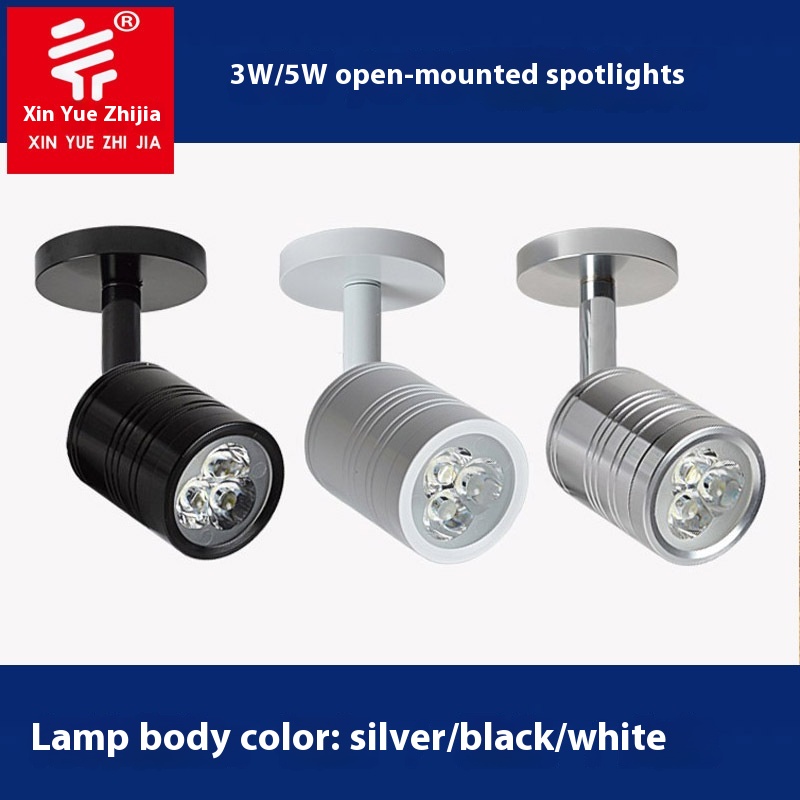 Surface Mounted Small Light Led Ceiling Light Single Light Ceiling Nordic Living Room Display Cabinet Counter Track Light Background Wall Light