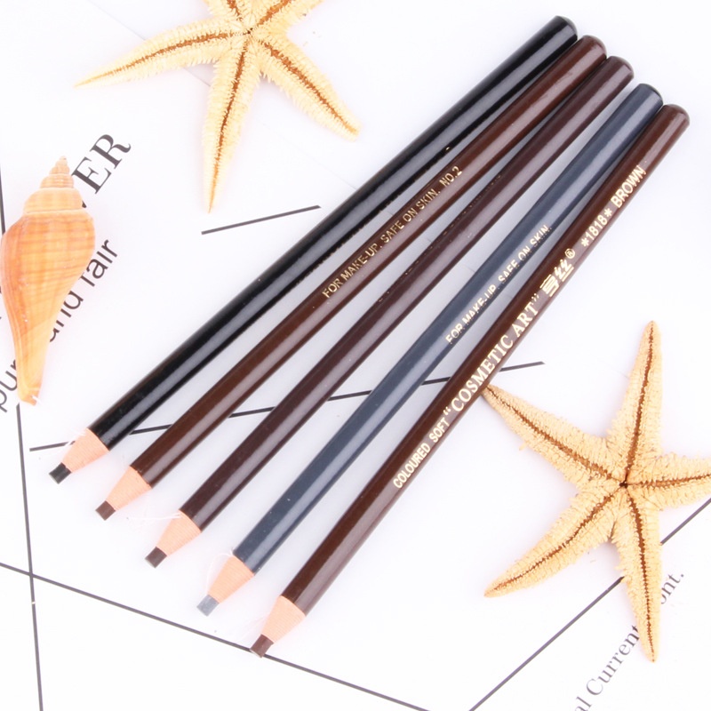 Hensi Genuine1818 Pull-on Eyebrow Pencil Tear-off Waterproof And Sweat-proof Makeup Pen Eyebrow Artifact Makeup Beauty